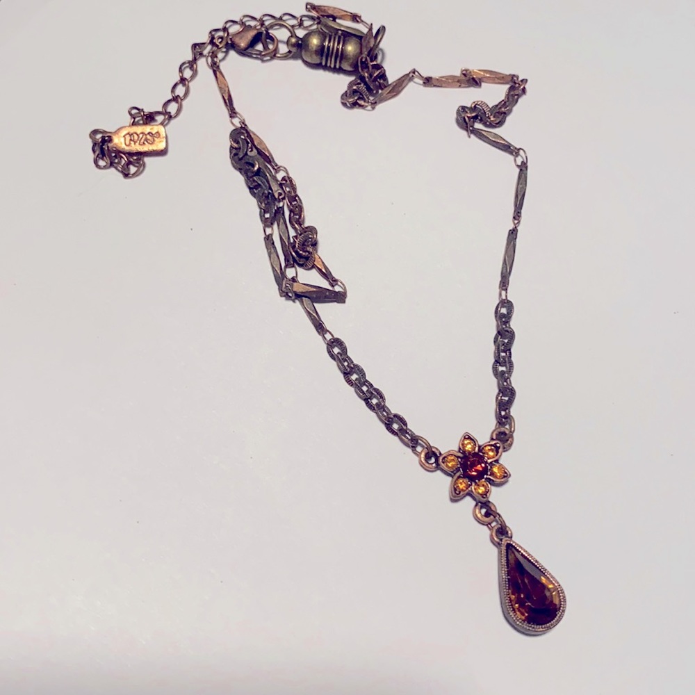 Vintage 1920s flower necklace